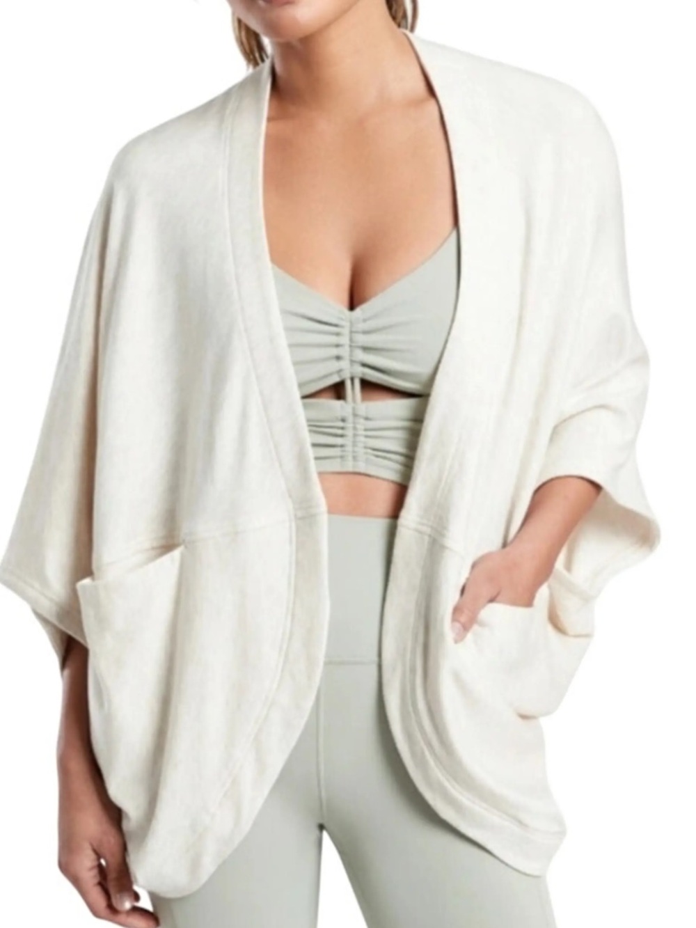 Athleta cacoon wrap cardigan
